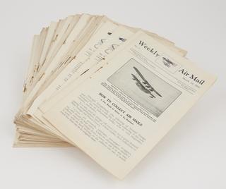 Collection of stamps cards and covers illustrating the development of international air post 1870-1950