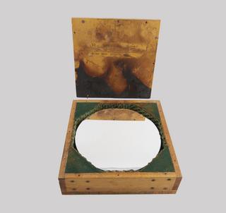 Circular mirror, 10-inch diameter