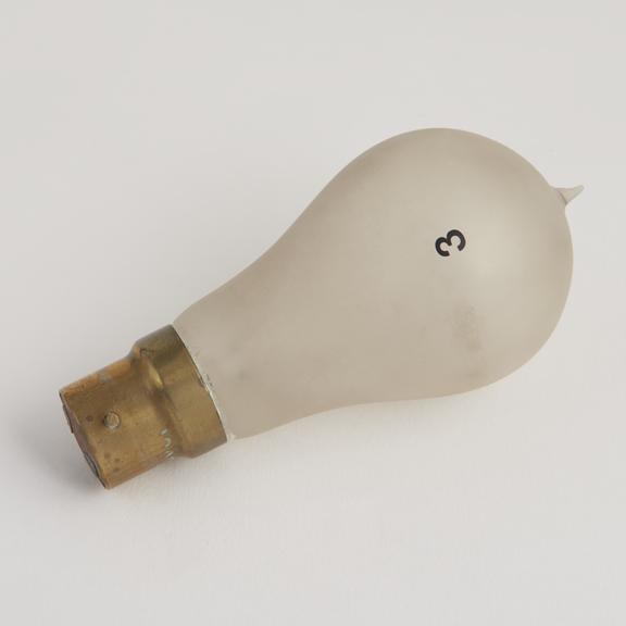 One of a series of bulbs and components illustrating the