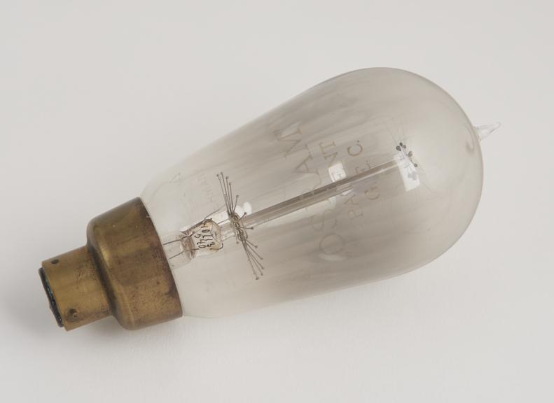 Osram-GEC' tungsten filament lamp, BC holder.'