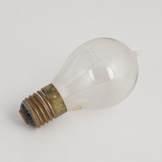 One of eighty-six early incandescent lamps. Arch filament