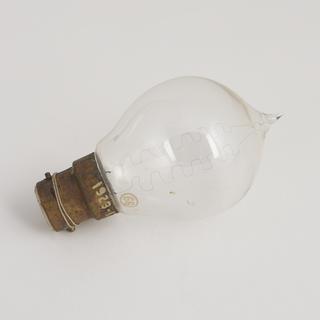 One of eighty-six early incandescent lamps