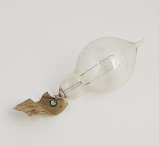 One of eighty-six early incandescent lamps