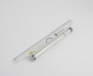 Rolling rule with 30cm scale and protractor made by Shinomo