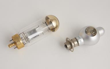 Two project lamps