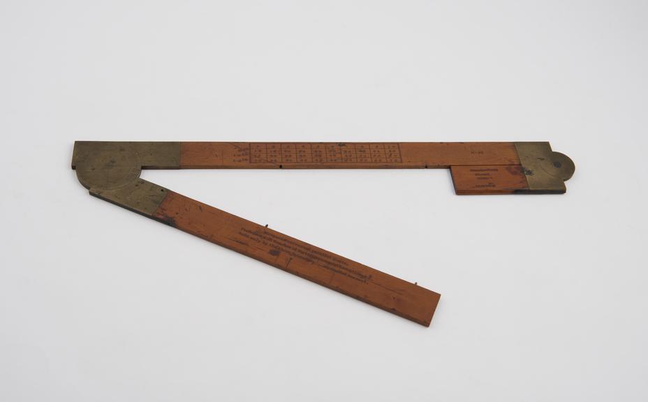 Marquois universal parallel scale, 1796 or 1797