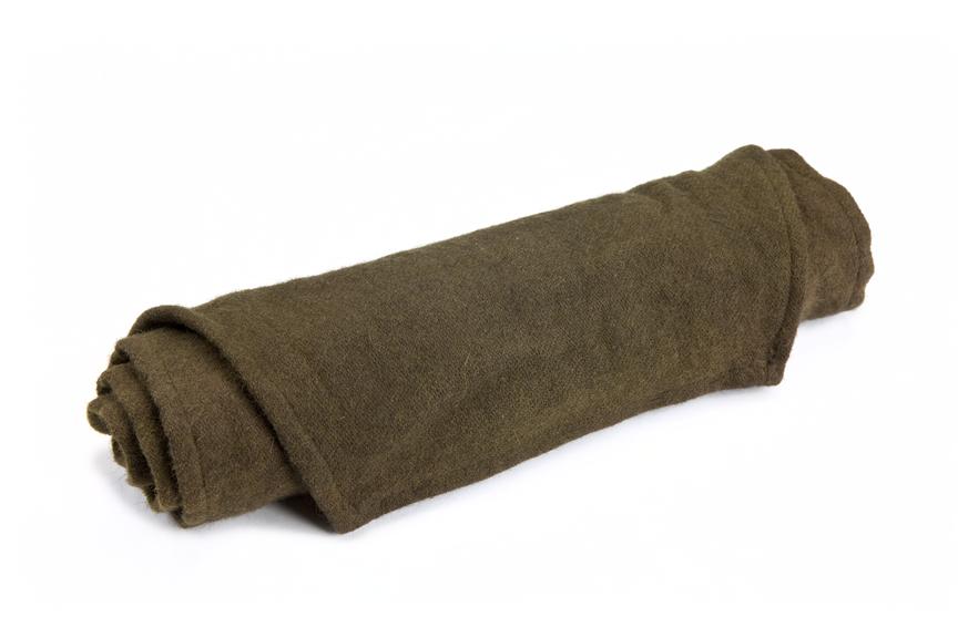 woodworking tool parts; roll of bits made from green cloth