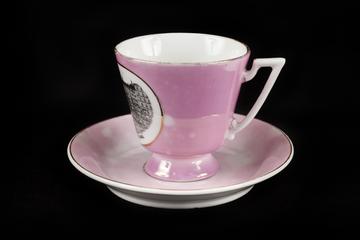 Commemorative cup and saucer