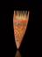 Cuneiform comb with 8 large prongs, painted