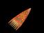 Cuneiform comb with 8 large prongs, painted