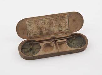 Weighing scales in box