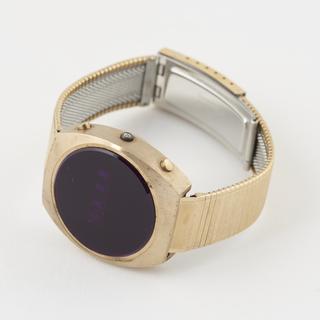 Solidev Quartz-Controlled Wristwatch with LED Display, 1966-1974