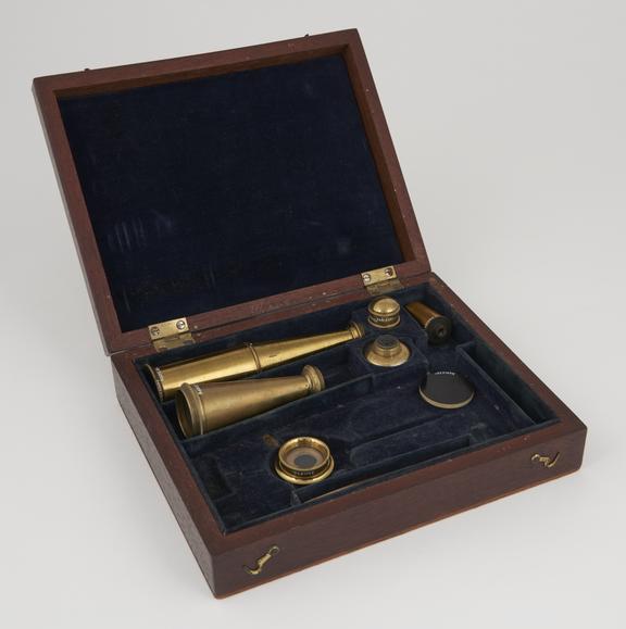 Box for Gould type microscope