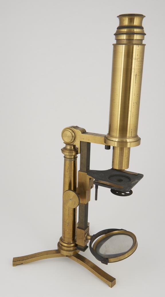 Compound monocular microscope, by Charles Chevalier