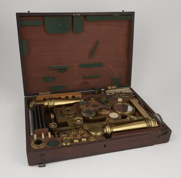 Compound monocular microscope, by Adams, London