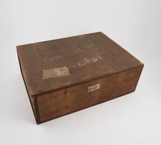 Wooden case, for Stroh's curve writer