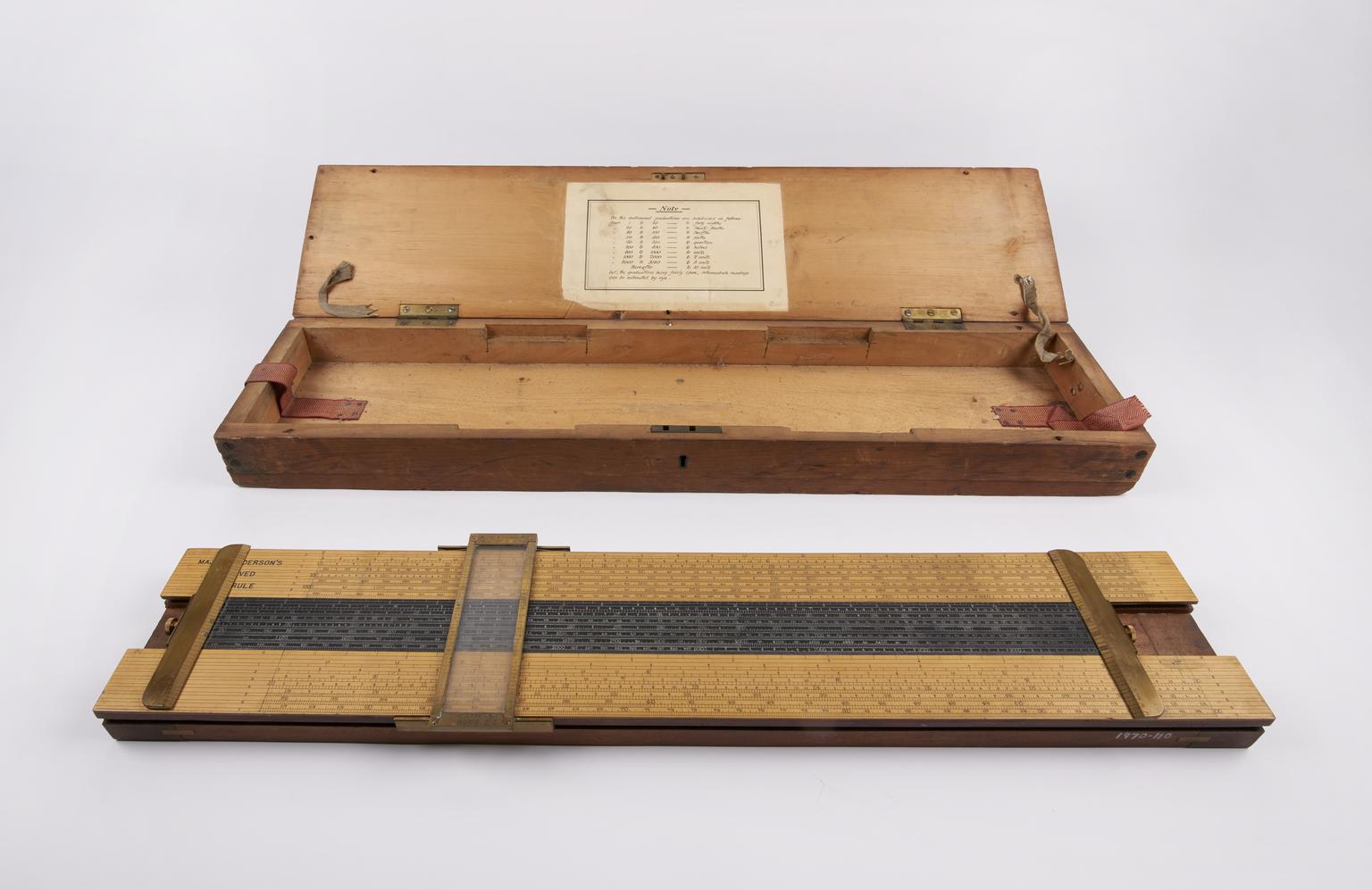 Anderson's improved slide rule | Science Museum Group Collection