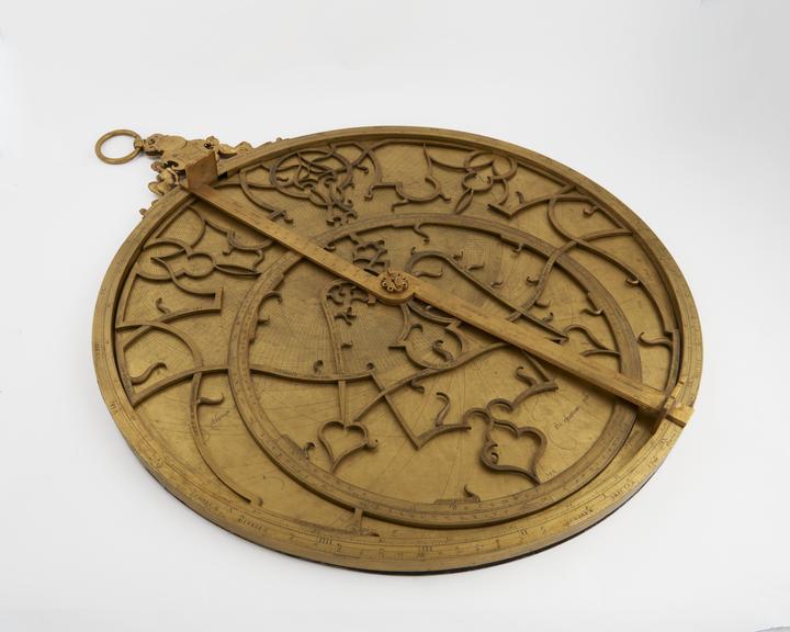 Electrotype copy of a planispheric astrolabe by Gualterus