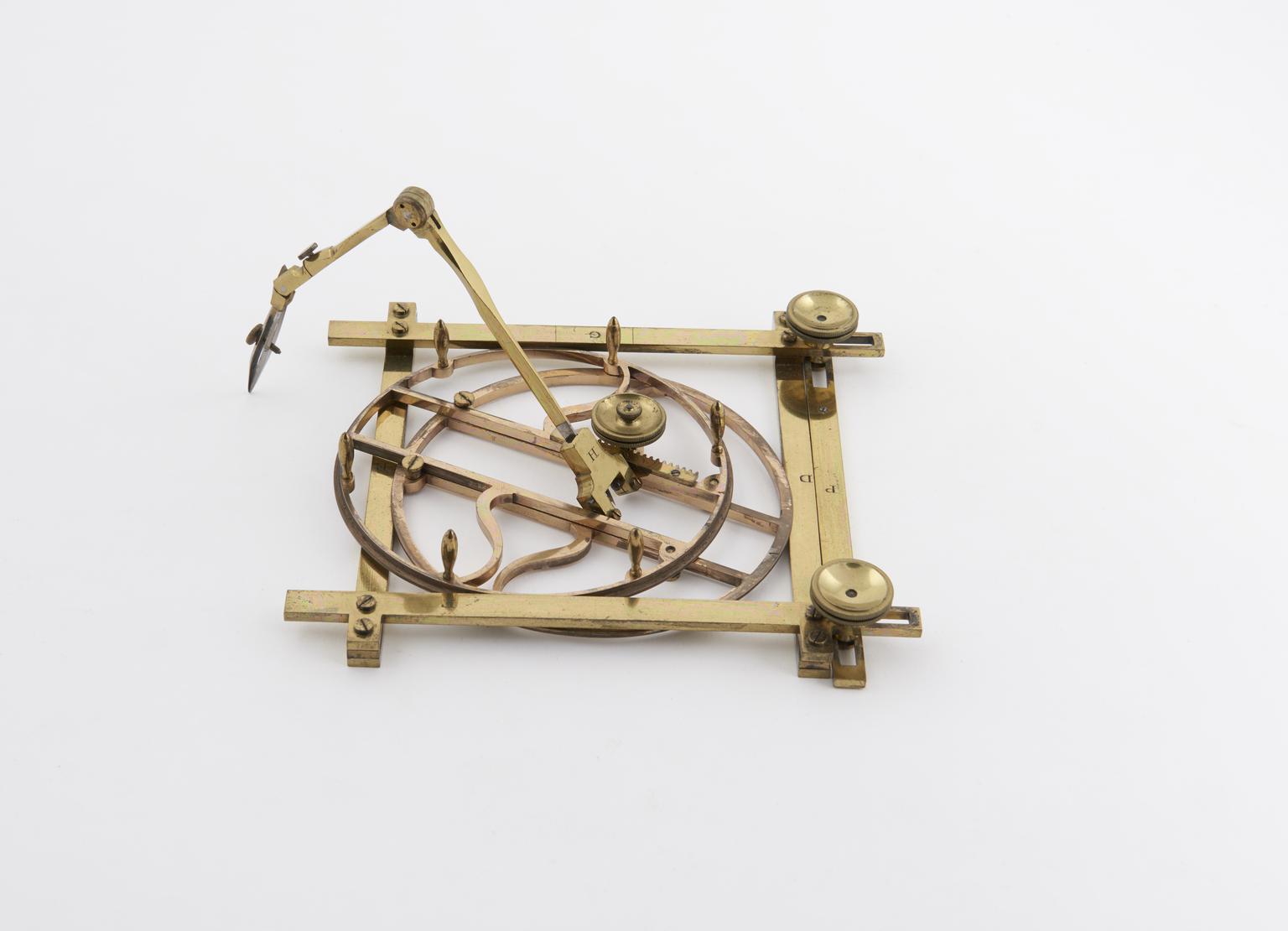 Brass ellipsograph invented by John Farey | Science Museum Group Collection