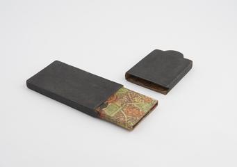 Fishskin case for brass sector by Adams