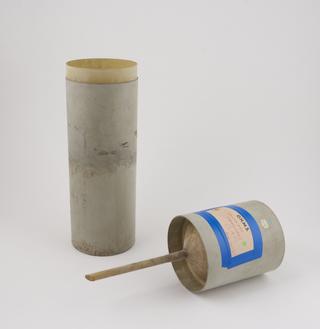 Two 5 inch fibreglass & plastic rain gauges by Wes