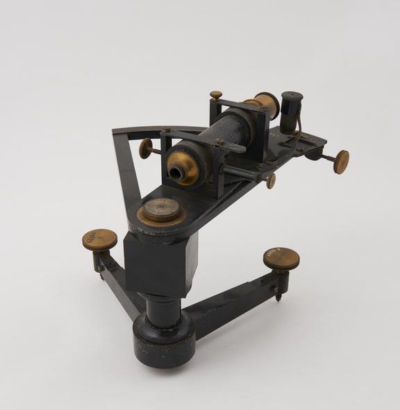 Micrometer microscope in form of theodolite, by E. M