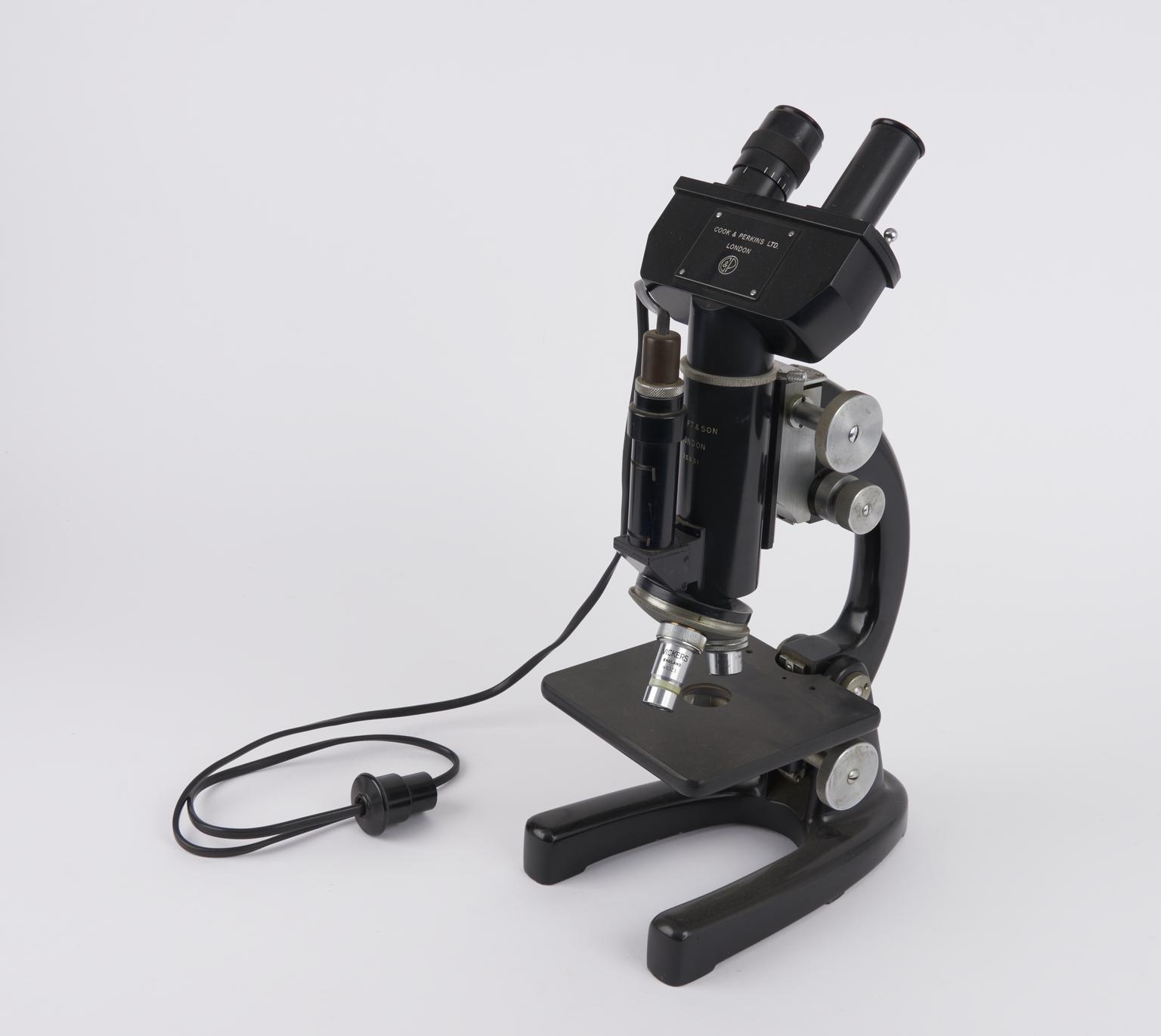 Swift metallurgical microscope with Cook and Perkins inclined monocular ...