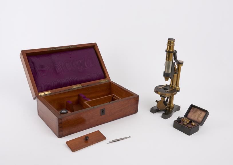 Nachet's small petrographic microscope