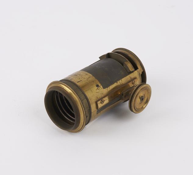 Rack barrel for solar microscope, English, 1800-1850