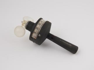 3-cup hand anemometer, one cup missing, by Deuta-Werke of Berlin-Munchen