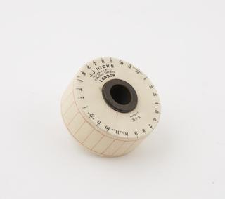 Porcelain cylinders for Beckley recording rain gauge, by J J Hicks, marked `Patent No2'.