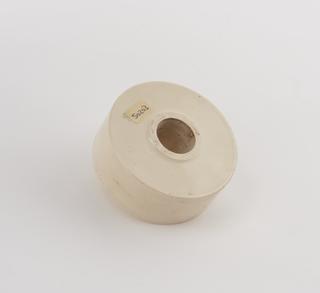 Porcelain cylinder, one of four, for Beckley recording rain gauge. Marked 50203.