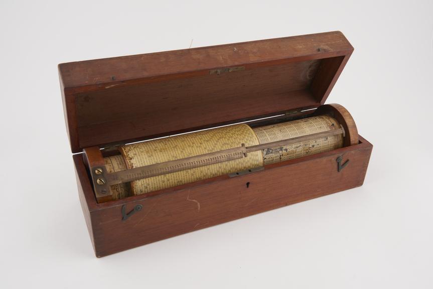 Fullers spiral slide rule, used by Prof. N.V