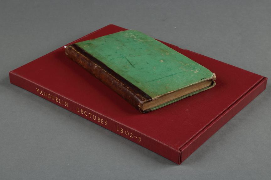 Notebooks of notes from lectures in Paris 1802-1803