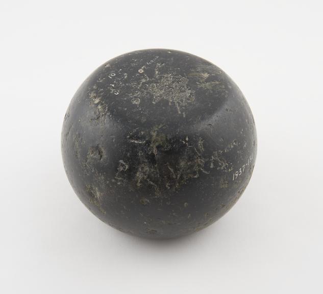 One of Eight Roman weights of black basalt, 1st century A.D