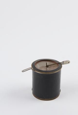 Component of Lioret spring motor driven phonograph No. 2 with record