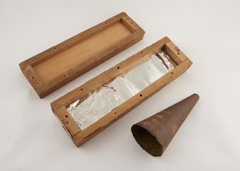 Tinfoil sheets for tinfoil phonograph,1880