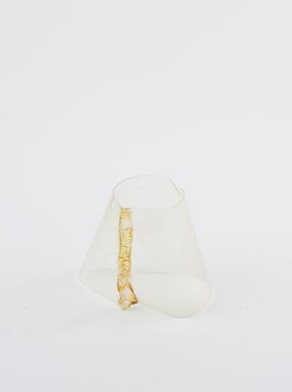 Celluloid horn of Lioret spring motor driven phonograph No. 2