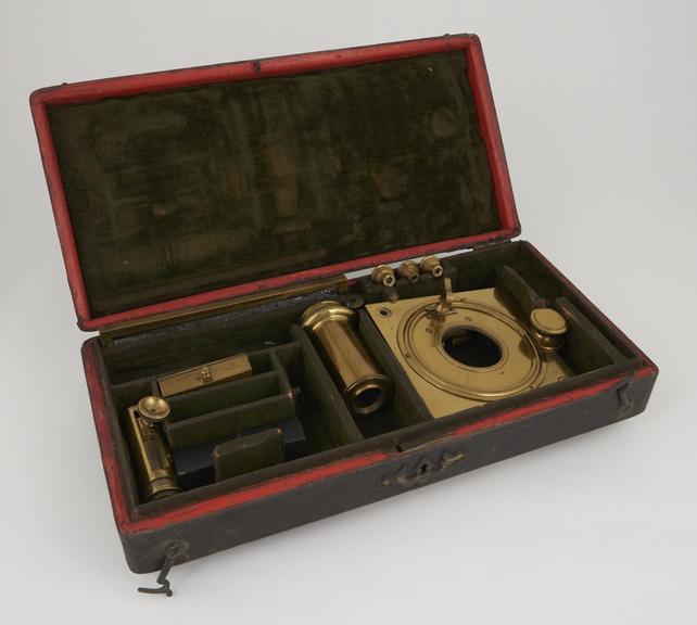 Solar microscope, made by F. Watkins, about 1775