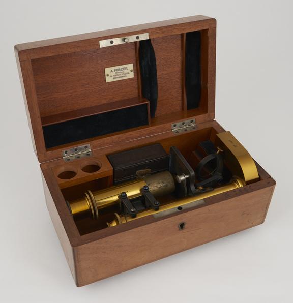 Student microscope, by C. Reichert of Vienna, serial no