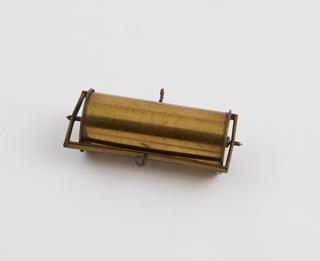 brass roller in frame