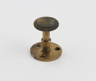 Milled securing bolt and threaded circular back plate