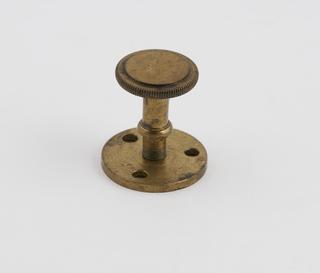 Milled securing bolt and threaded circular back plate