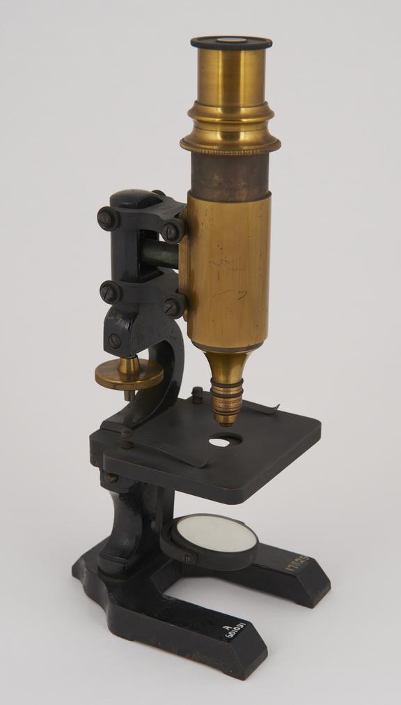 Student microscope, serial no.1141, by R