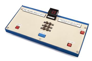 Braille training computer keyboard made by Sydney Smith, 1984