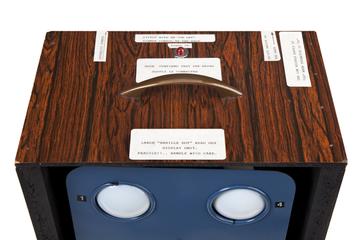 Braille training computer light display unit, made by Sydney Smith, 1984