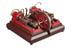 Model of mill twin cylinder steam engine