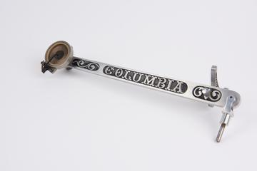 Stylus arm component for disc graphophone