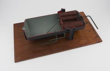 Model of a deodoriser plant