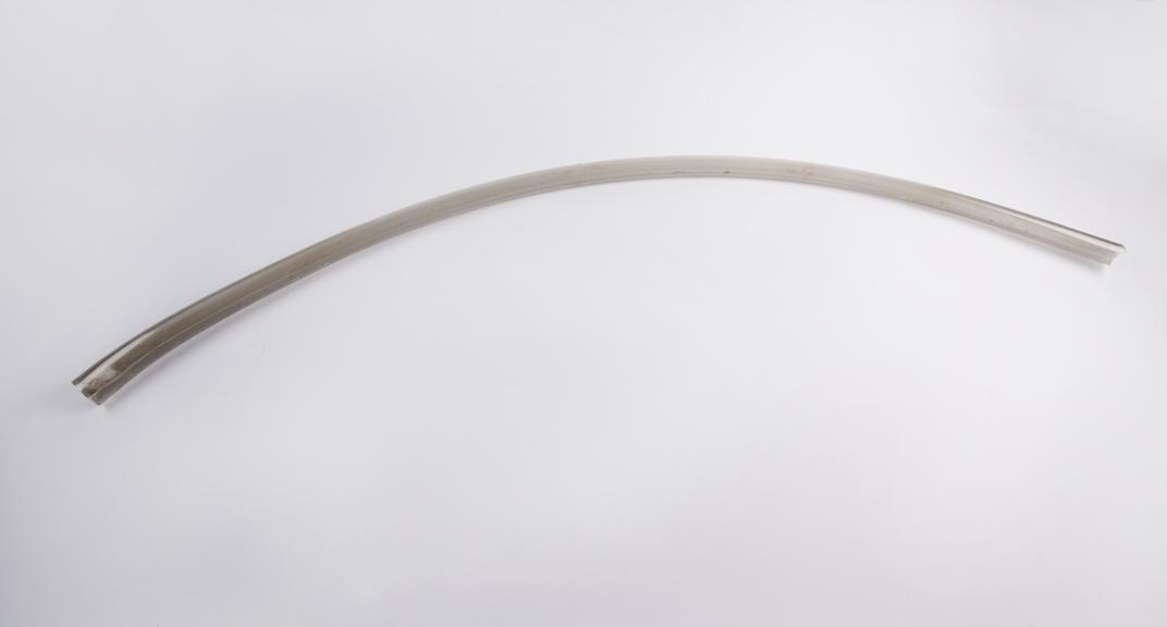 Curved glass tube, 4ft chord